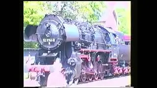 Reichsbahndampflok 52 8154-8 / 1996 Strecke Freiberg - Holzhau