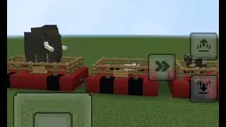 ABC TRAIN MINECRAFT WAGONS ANIMALS ON THE TRAIN  BY MINECRAFT 