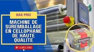 Machine de suremballage en cellophane &agrave; grande vitesse rentable
