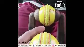 indoor cricket ball hand made