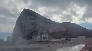 Landing in Gibraltar 🇬🇮 approaching from the east past Marbella and estepona