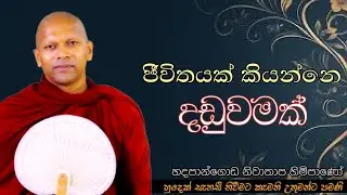 ජීවිතයක් කියන්නෙ දඩුවමක්#ven.Hadapangoda Niwathapa thero#jethavanaramaya#pahura #bana