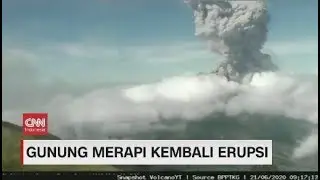 Gunung Merapi Kembali Erupsi