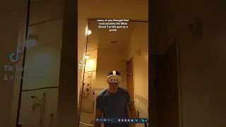 No, this is not a prank. Meta Quest 3  is awesome in the gym. #meta #vr #metaquest3 #gym #workout