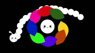 Baby Bear | Caterpillar and Flower  | Calming Visuals | Gentle Motion Sensory Video For Babies