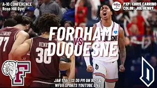 Fordham Men's Basketball vs. Duquesne Live Stream | WFUV Sports