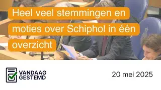 20 mei 2025 |6| Stemmingen moties Schiphol
