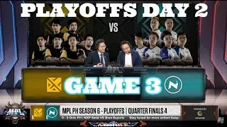 NXP SOLID VS BREN ESPORTS GAME 3 PLAYOFFS MPL-PH SEASON 6