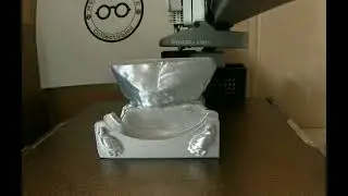 Constantine the Great bust coin slab holder 3d Print timelapse