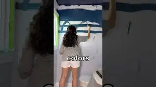 painting a sea wall in my bathroom