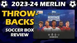 2023-24 Topps Merlin Heritage UCC Soccer Box Review