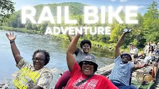 Rail Biking Adventure | Scenic Views, Bridge Ride & Chipmunk Encounter!