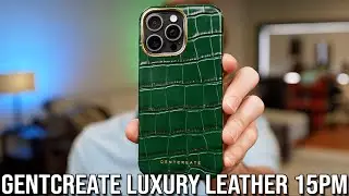Gentcreate Crocodile Skin Luxury Leather iPhone 15 Pro Max Case