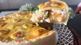 EMPADÃO CREMOSO DE PALMITO - MASSA SUPER FÁCIL 
