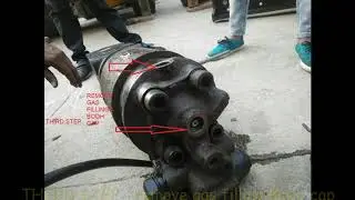 Nitrogen gas filling HM 360 Rock breaker