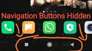 Hide-Unhide navigation button in Mi redmi Phone