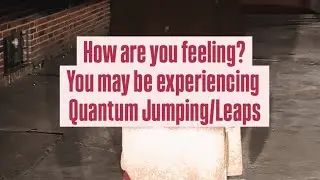 Symptoms of an Evolutionary Process. Quantum Leap/Jumping #goldenage #ageofaquarius