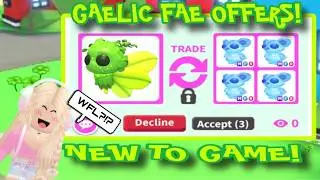 🍀🥦Trading BRAND NEW GAELIC FAE in Adopt Me! WFL?! 🥦🍀