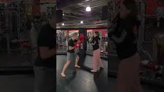 11 y.o. Girl Trains MMA Fighter #mma #boxing #training #workout #fighting