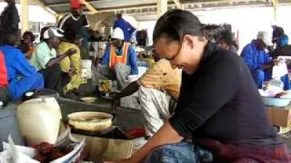 Windhoek (Namibia, Africa) open-air  food market.