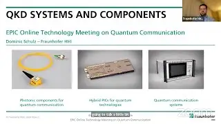 Quantum Communication: Faunhofer HHI