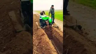 how to auto digging machine work | auto mud buried machine | #constructionwork #civilengineering