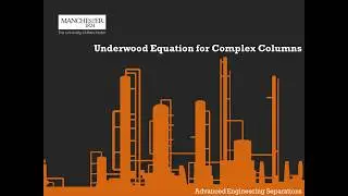 Underwood Extension for Complex Distillation Columns