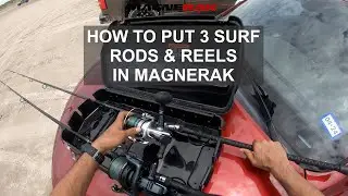 How to Put 3 Surf Rods & Reels in MAGNERAK Fishing Rod Roof Rack