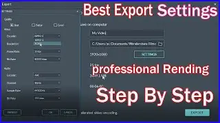 filmora 9 best export settings for youtube #filmora 9 best video exporting problem in hindi