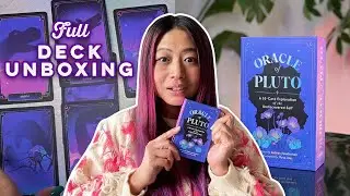 Oracle of Pluto Deck Unboxing & Flipthrough | Tarot Interview & Spread | One Card Collective Reading