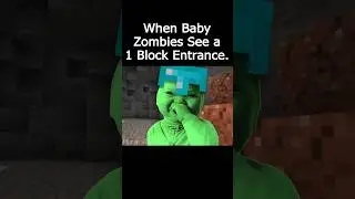 Baby holding laugh #minecraft