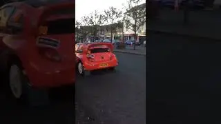 Ford ka rally car wide body on the road