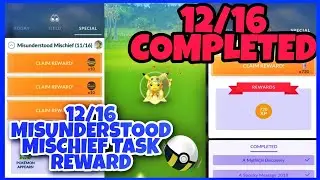 12/16 Misunderstood Mischief Task Completed | Pumpkaboo Collection Challenge in Pokemon go