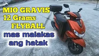 yamaha mio gravis 12 Grams flyball mas maganda ang performance malakas ang hatak