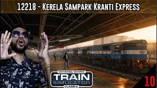 Towards Ernakulam-12218-Kerala Sampark Kranti Express ICF P10 |  RAILWORKS : INDIAN RAILWAYS | JINGO