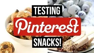 PINTEREST SNACKS TESTED! | 3 EASY, HEALTHY, YUMMY SNACK!