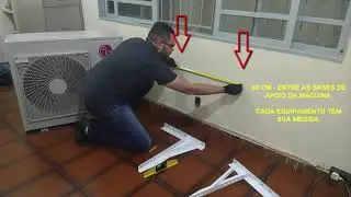 AULA 1 - COMO INSTALAR AR CONDICIONADO PISO TETO INVERTER PASSO A PASSO COMPLETO