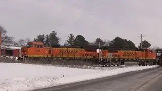 01/28/26 - Four axle on an intermodal?!?! NS 278 with two BNSF Dash 8s trailing