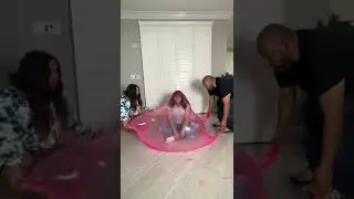 GIANT SLIME BUBBLES 😳OH No Her HAIR
