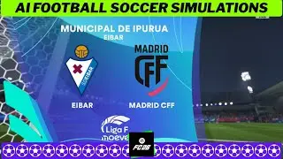 EIBAR vs MADRID CFF ⚽ Liga F 2025/26 Matchday 16 🟩 EA FC26 Simulation