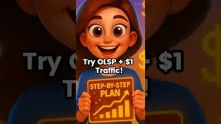 Affiliate Marketing Step by Step for Beginners 2025! $1 Traffic Hack + OLSP Explained!