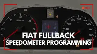 FIAT FULLBACK 93c76 - Instrument Cluster Mileage adaptation with FORZA 614 by OBD2 and Dash Plug