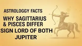 Sagittarius vs. Pisces: JUPITER Sign Lord, Different Characteristics!