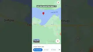nah who named that lake? 💀  #viral #trending #canada #googlemaps #maps #nah #bruh