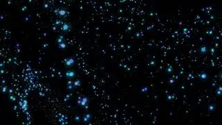 4K Free Blue Particles Up Motion Graphics Background