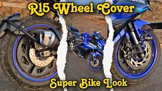 R15 v4 Ducati Style Wheel Cover Installation  | Sexy Look 