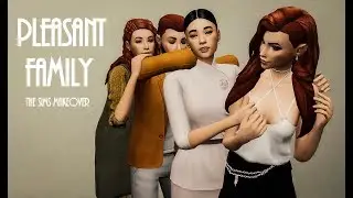 The Sims 4 - CAS - PLEASANT EA family makeover