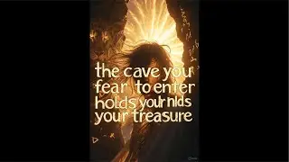 The cave you fear to enter holds your treasure