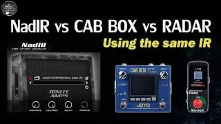 RADAR vs CAB BOX vs NadIR using the same IR.