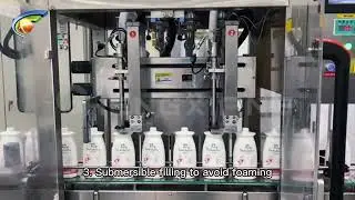 CBD lotion filing capping machine